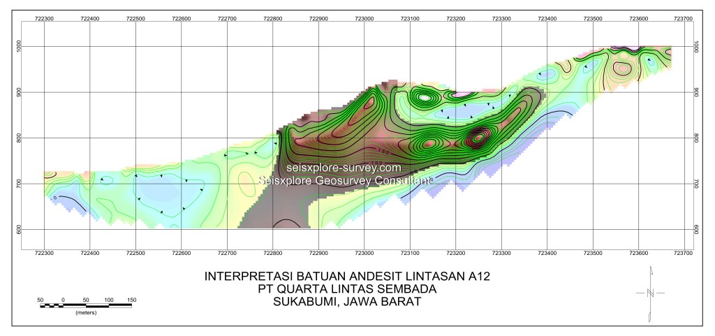 Interpretasi Data Geolistrik dan Geologi Batuan Andesit Daerah Sukabumi