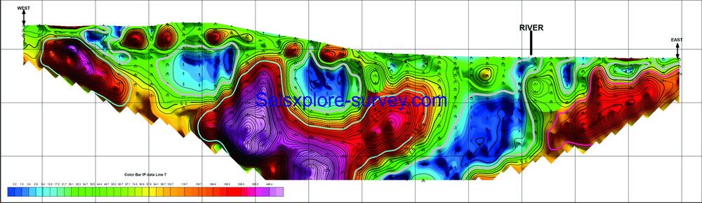 Identifikasi Vein Eksplorasi Emas dari data IP
