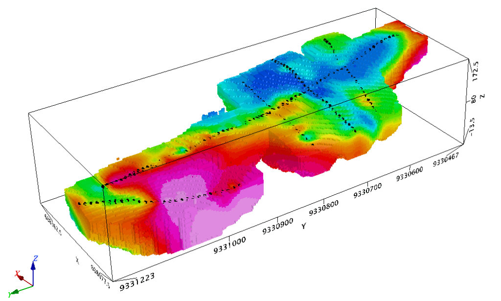 Pemodelan Batuan Andesit 3 Dimensi dari Data Naniura